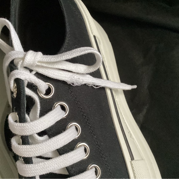 Alexander McQueen Tread Slick Canvas Platform Sneakers, Size 41 - Picture 10 of 14